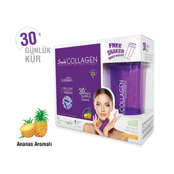 Suda Collagen - Suda Collagen Takviye Edici Gıda Ananas Aromalı 30 x 10 gr - Toz Saşe