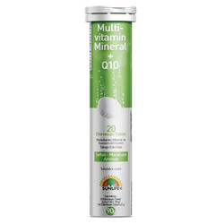 Sunlife - Sunlife Multivitamin & Mineral + Q10 Efervesan 20 Tablet
