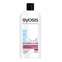 Syoss - Syoss Pure Smooth Saç Bakım Kremi 550 ml