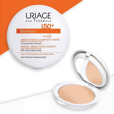 Uriage Bariesun Mineral Cream SPF 50 Tinted Compact Pudra 10 gr