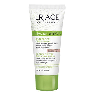 Uriage Hyseac 3-REGUL Global Tinted Skin Care SPF 50 40 ml