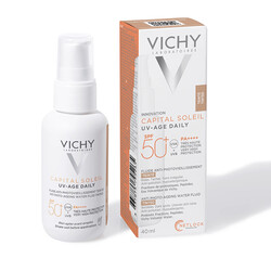 Vichy - Vichy Capital Soleil UV Yaşlanma Karşıtı Güneş Kremi SPF 50 40 ml - Renkli