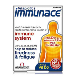 Vitabiotics İmmunace İmmune System 30 Tablets - Thumbnail