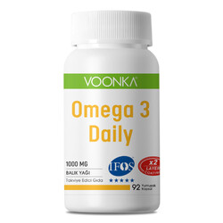 Voonka - Voonka Omega 3 Daily Balık Yağı 1000 mg 92 Kapsül