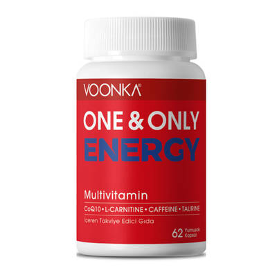 Voonka One Only Energy Multivitamin Takviye Edici Gıda 62 Yumuşak Kapsül Voonka One Only Energy Multivitamin Takviye Edici Gıda 62 Yumuşak Kapsül