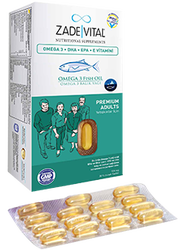 Zade Vital - Zade Vital Premium Omega 3 Balık Yağı Yetişkinler İçin 50 Kapsül